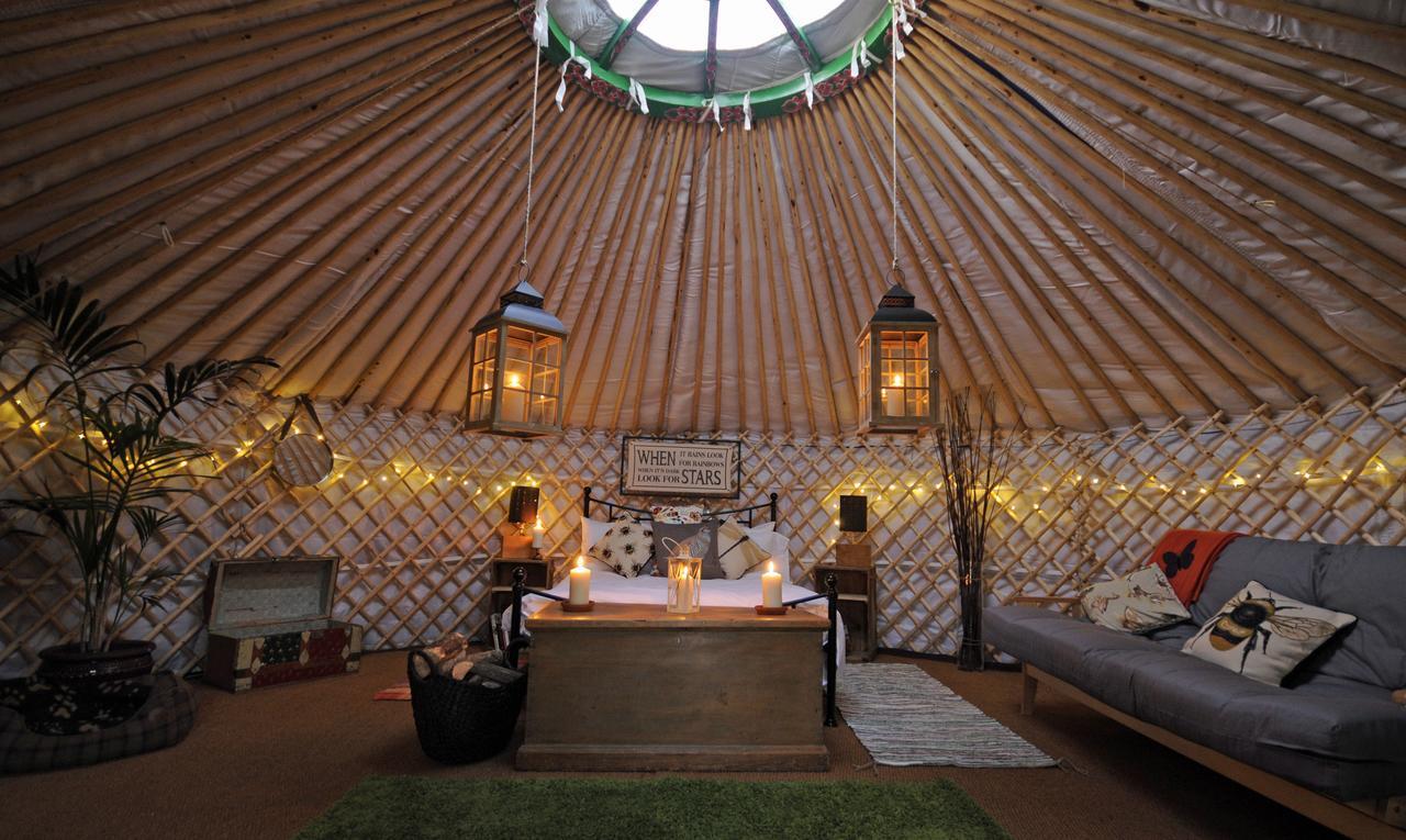 Glamping On The Hill Hotel Mells Bagian luar foto
